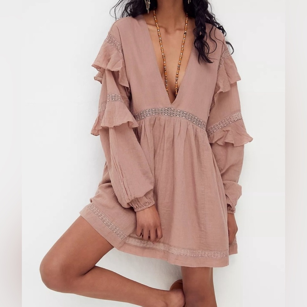 Free People Seashell Romper mini dress